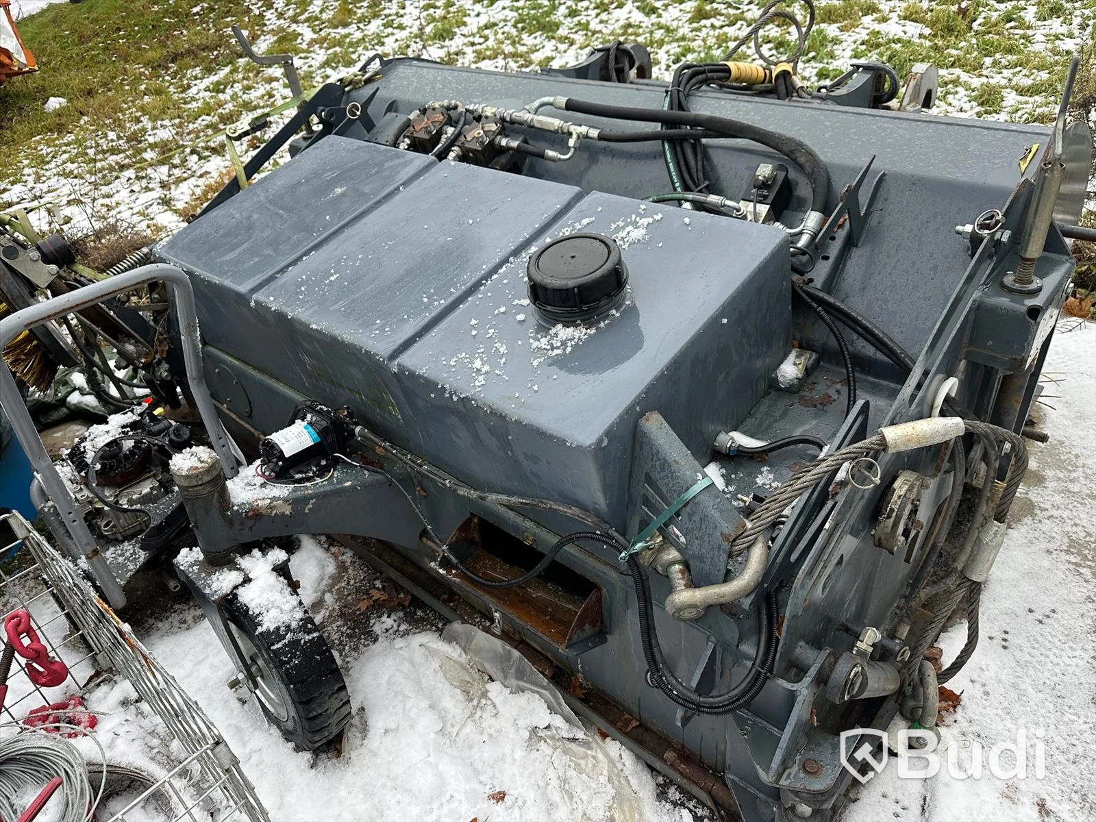 Sanduppsamlare Sopaggregat LAMETAL KH2000S.  Stora BM fäste