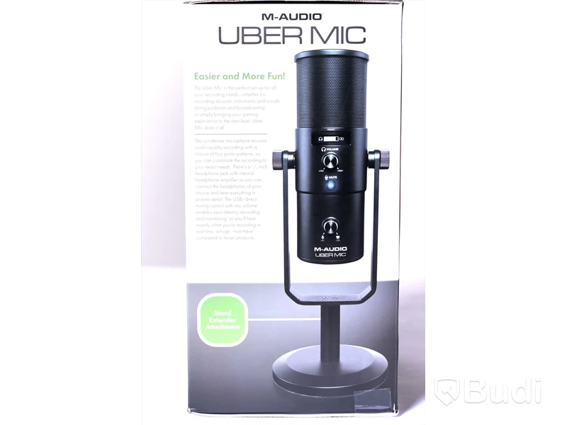 Mikrofon - M-Audio Uber Mic. Ny, Obruten förpackning.