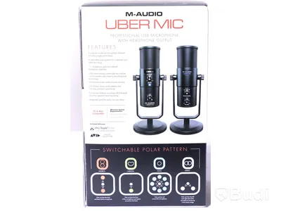 Mikrofon - M-Audio Uber Mic. Ny, Obruten förpackning.