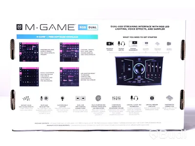 Mixerbord för streaming - M-Game RGB Dual. Ny.