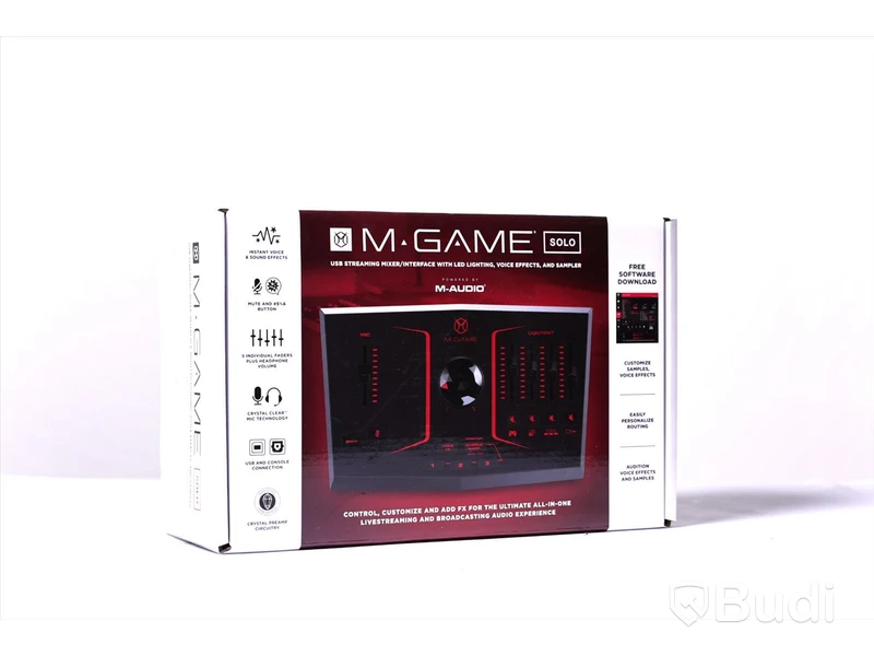 Mixerbord för streaming - M-Game RGB Solo. Ny.