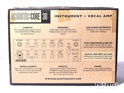 Förstärkare - Blackstar Acoustic:Core 30. Nypris ca 3000 kr. Ny, Obruten förpackning.