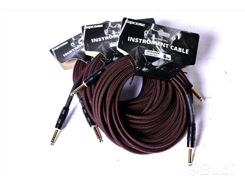 Telekabel 3st - Supreme GCW6 RED 6m. Ny, Obruten förpackning.
