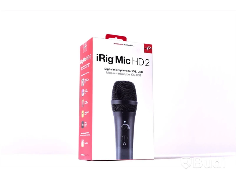 Mikrofon - IK Multimiedia iRig Mic HD 2. Ny, Obruten förpackning.
