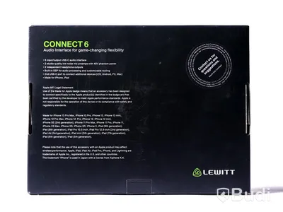 Audio Interface - Lewitt Connect 6. Nypris ca 3000 kr. Ny.