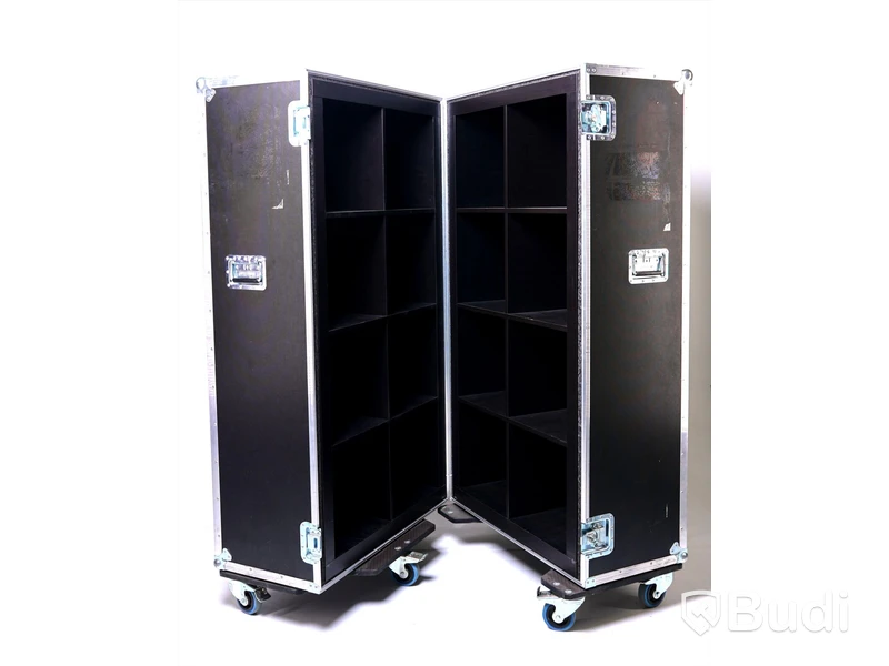 Transportlåda/flightcase - Spectrum Cases m inbyggd hylla