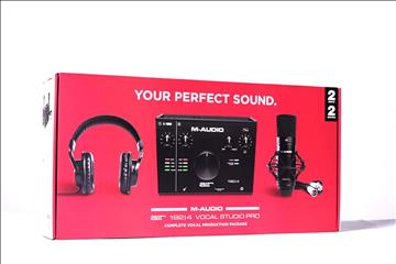 Inspelningskit - M-Audio Air 192-4 Vocal Studio Pro. Ny, Obruten förpackning.