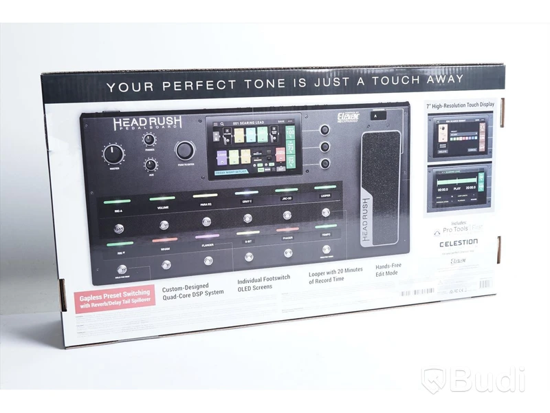 Multieffekt - Headrush Pedalboard, NY. Nypris ca 10500kr