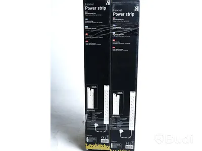 Grendosa 6 st - Deltaco 8 Socket Power Strip
