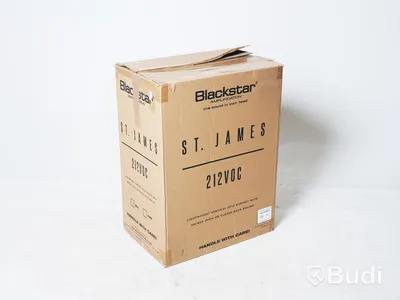 Högtalarkabinett Blackstar St James 212VOC, svart. Obs! Retur, osäker funktion.