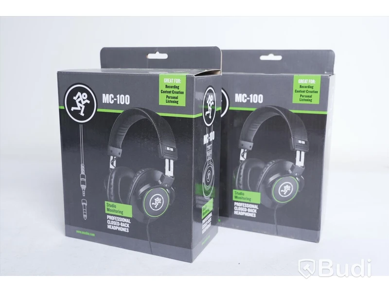 Hörlurar 2 st - Mackie MC-100. Nypris ca 500 kr/st