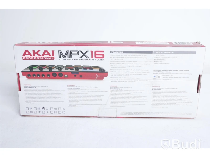 Sample Recorder - Akai MPX16. Defekt!