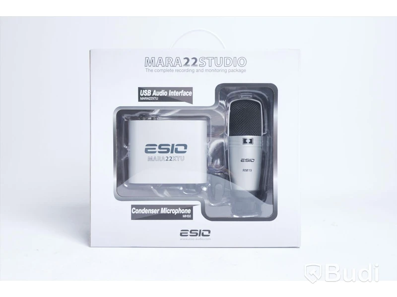 Inspelningskit - ESIO Mara 22 Studio Recording Pack. Nypris ca 1400 kr. Ny.