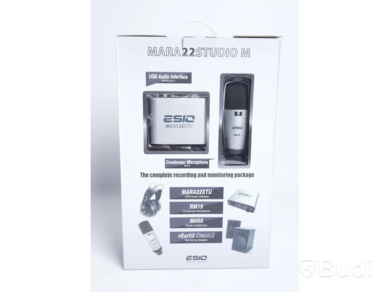 Inspelningskit - ESIO Mara 22 Studio M Recording Pack. Nypris ca 2000 kr. Ny.