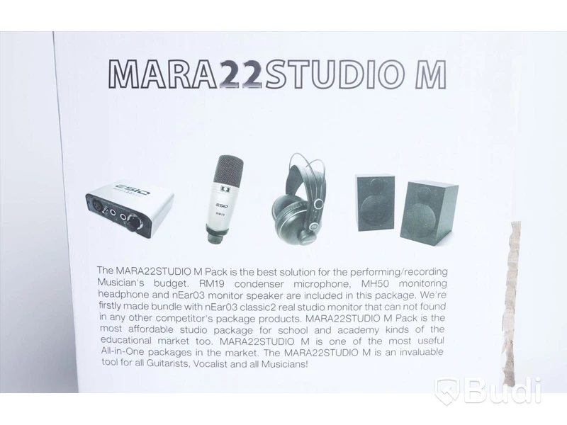 Inspelningskit - ESIO Mara 22 Studio M Recording Pack. Nypris ca 2000 kr. Ny.