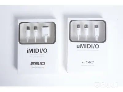 Studioutrustning inkl högtalare, USB interface samt midi-kablar - ESIO. Se bilder för specifikationer. Nypris ca 1800 kr. Ny.