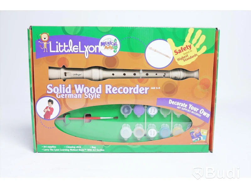Musikinstrument till barn - LittleLyon maracas och blockflöjt. Nypris ca 3000 kr. Ny.
