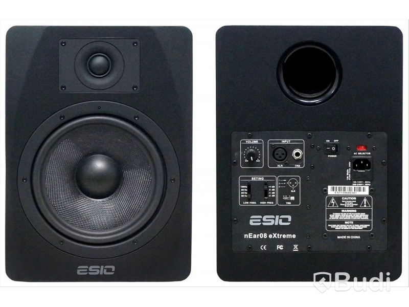 Högtalare, studiomonitorer - ESIO nEar 08 Extreme Professional Studio Reference Monitors, 230V. Nypris ca 3000 kr. Ny.
