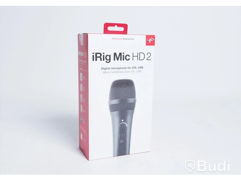 Kondensatormikrofon - iRig Mic HD 2. Nypris ca 1100 kr. Ny.