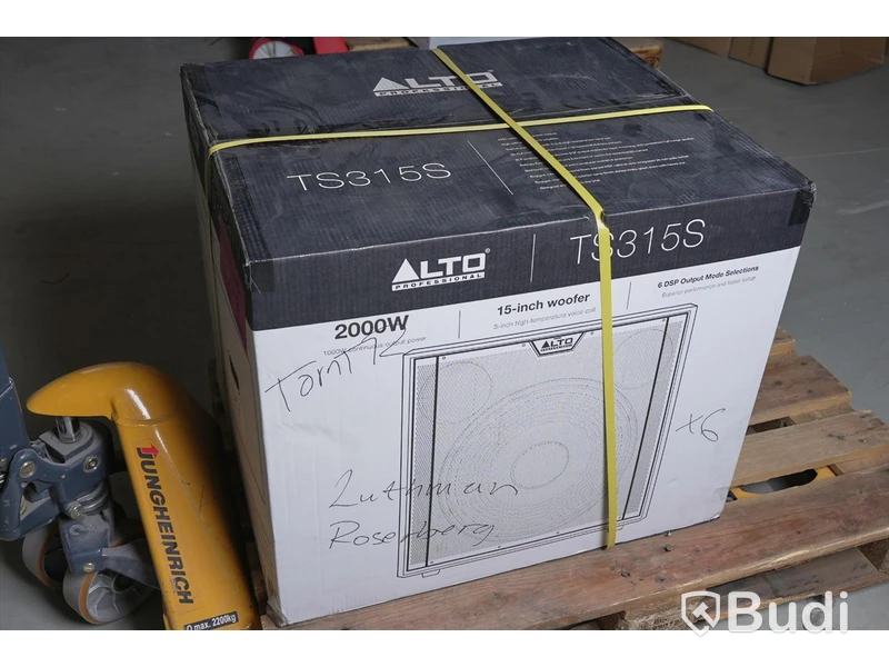 Högtalare - Alto Professional TS15S 2500W aktiv Subwoofer. Nypris ca 9500kr. Ny.