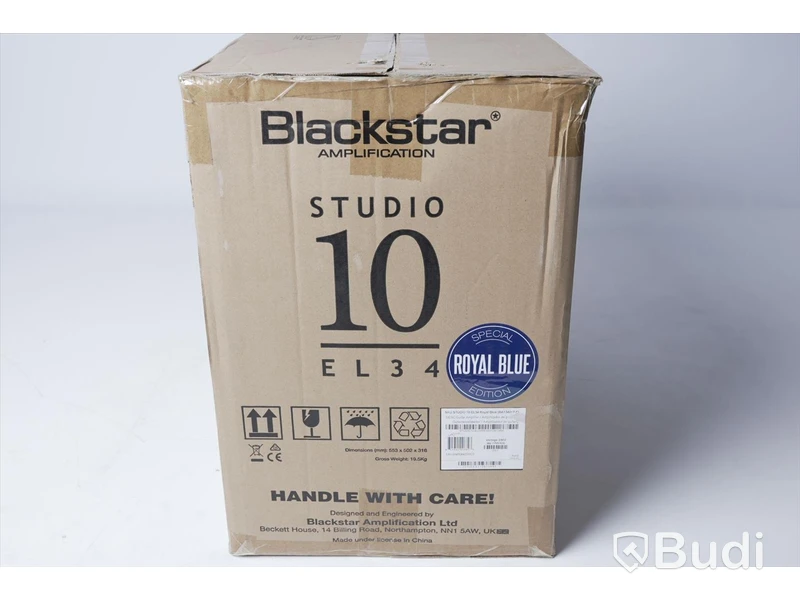 Gitarrförstärkare - Blackstar Studio 10 EL34 Royal Blue, Ny. Nypris ca 7900kr