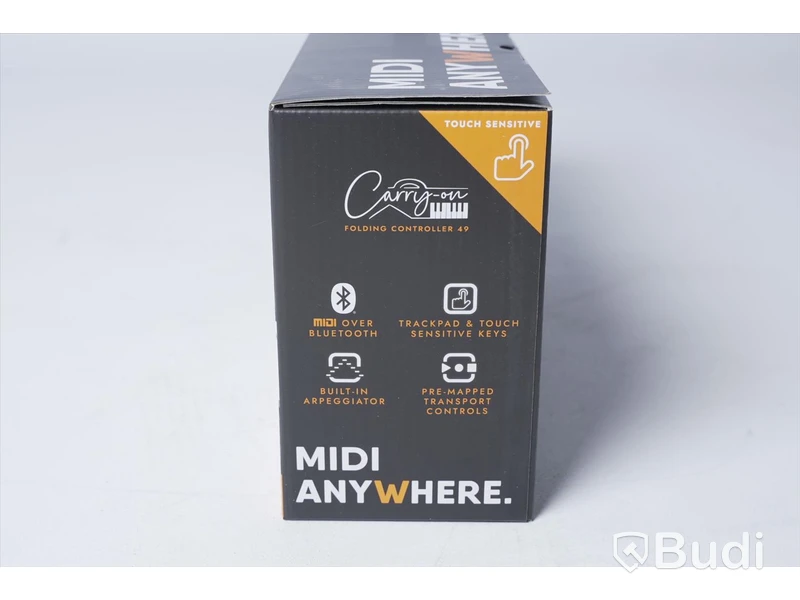 Midi Keyboard - Carry On Folding Controller 49 Black, Ny. Nypris ca 1500kr