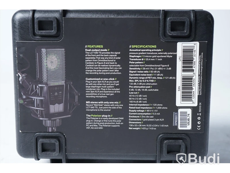Mikrofon - Lewitt LCT 640 TS, NY. Nypris ca 10000kr