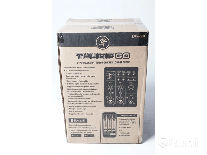 Högtalare - Mackie Thump Go. Nypris ca 4800kr