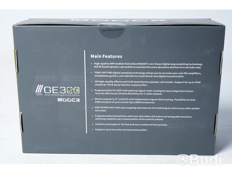 Multi Effekt Pedal - Mooer GE300 LITE, NY. Nypris ca 5500kr