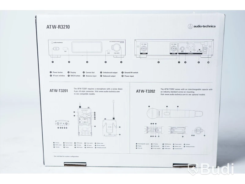Body Pack System - Audio Techninca  3000 Series ATW 3211. Nypris ca 6000kr