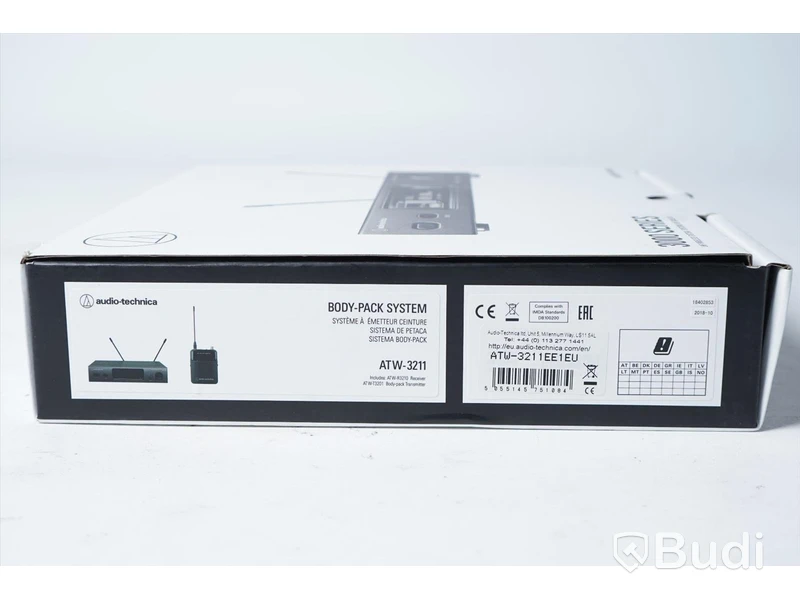 Body Pack System - Audio Techninca  3000 Series ATW 3211. Nypris ca 6000kr