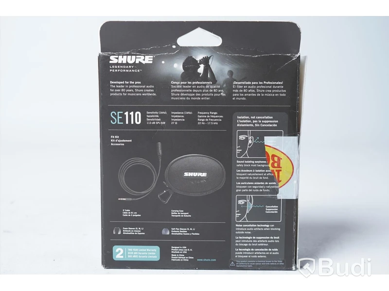 Hörlurar - Shure SE110. Nypris ca 699kr