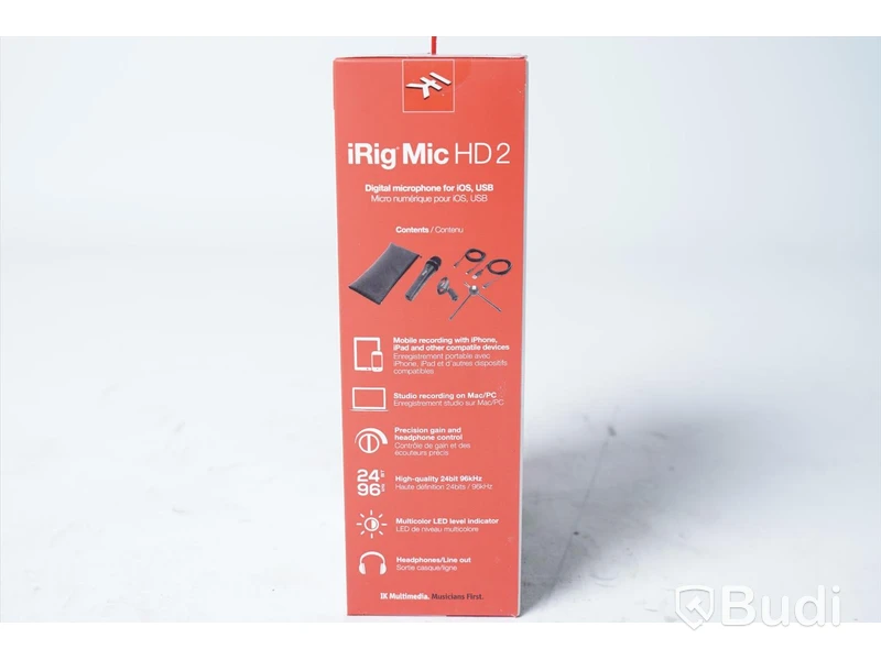 Mikrofon - iRig Mic HD 2, NY. Nypris ca 1000kr