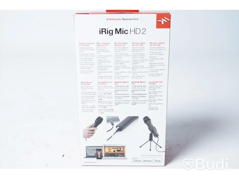 Mikrofon - iRig Mic HD 2, NY. Nypris ca 1000kr