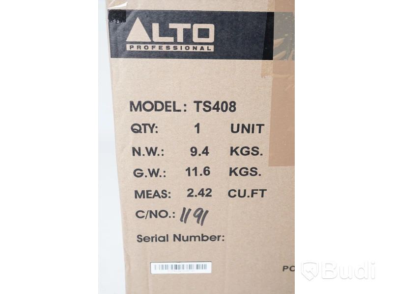 Högtalare - Alto TS408. Nypris ca 4000kr