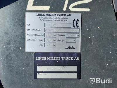 Palltruck Ledstaplare Linde L12LP-141