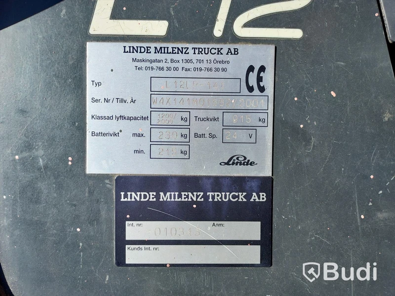 Palltruck Ledstaplare Linde L12LP-141