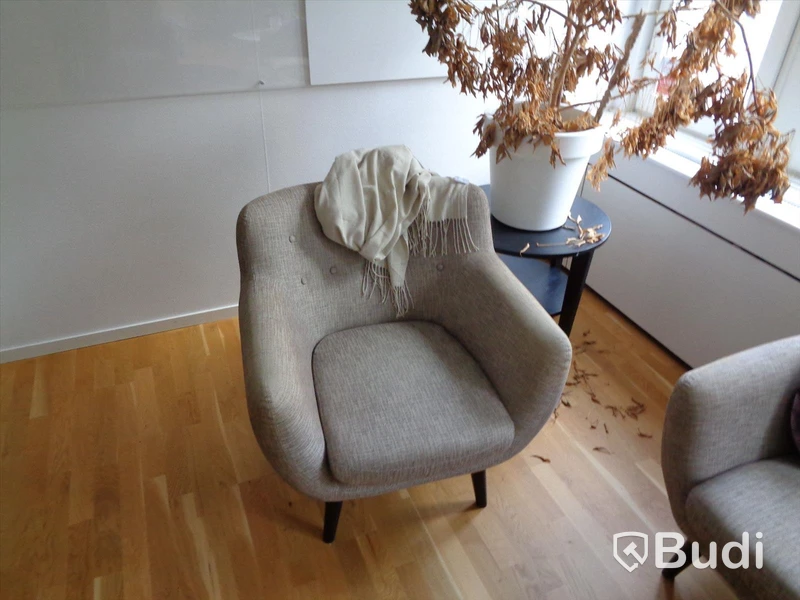Soffa, fåtölj, skåp,  bord
