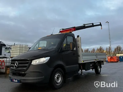 Lättlastbil Mercedes-Benz Sprinter 316 CDI | 7G-Tronic Plus | 2020 | Fassikran Micro 25A.13