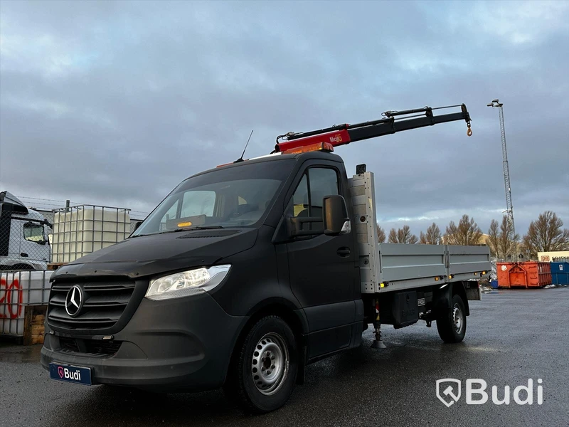 Lättlastbil Mercedes-Benz Sprinter 316 CDI | 7G-Tronic Plus | 2020 | Fassikran Micro 25A.13