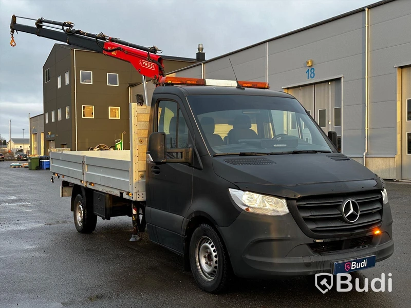 Lättlastbil Mercedes-Benz Sprinter 316 CDI | 7G-Tronic Plus | 2020 | Fassikran Micro 25A.13