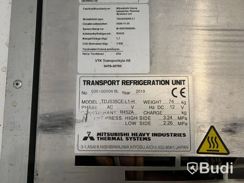 Lättlastbil Mercedes-benz 316 CDI Sprinter | 2020 | 3,5ton | Mitsubishi kylaggregat
