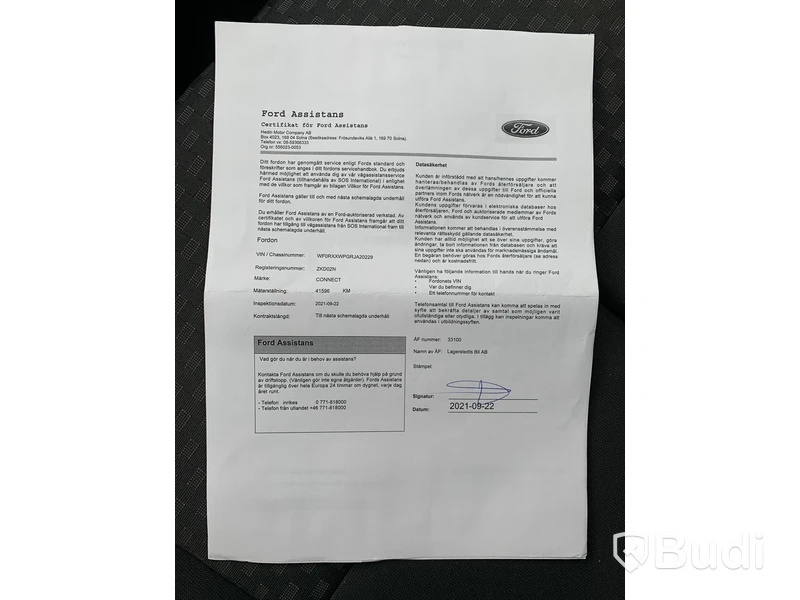 Lättlastbil Ford Transit Connect 1.5 TDCi (100hk) | 2018 | 6300mil | Nya modellen