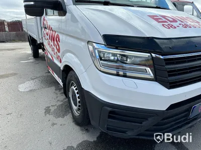 Lättlastbil Volkswagen Crafter 2.0 TDi | Palfingerkran, med långt flak | 9523mil