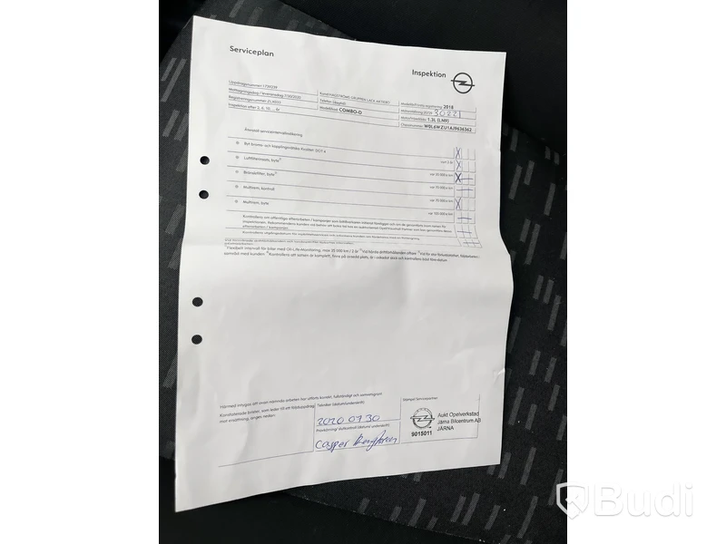 Lätt lastbil Opel Combo Van 1.3 CDTI | Manuell | 95 hk | 2018