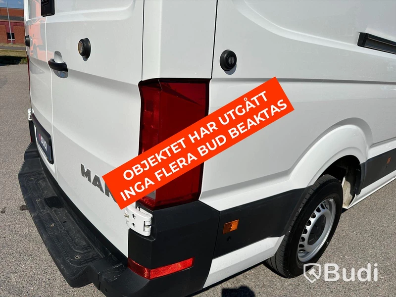 Lättlastbil MAN TGE Panel Van 2.0 TDI AWD Automat, 2020