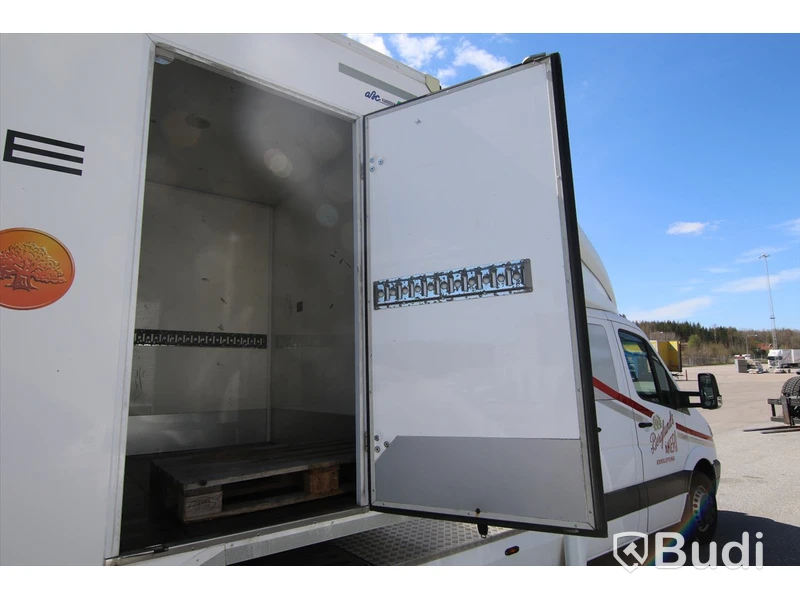 Be-kortsbil Mercedes-Benz Sprinter 906 Vändskiva -2013 | Släp VELDHUIZEN P-37-3 -2016, BDF468