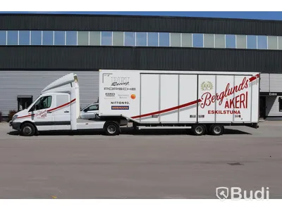 Be-kortsbil Mercedes-Benz Sprinter 906 Vändskiva -2013 | Släp VELDHUIZEN P-37-3 -2016, BDF468