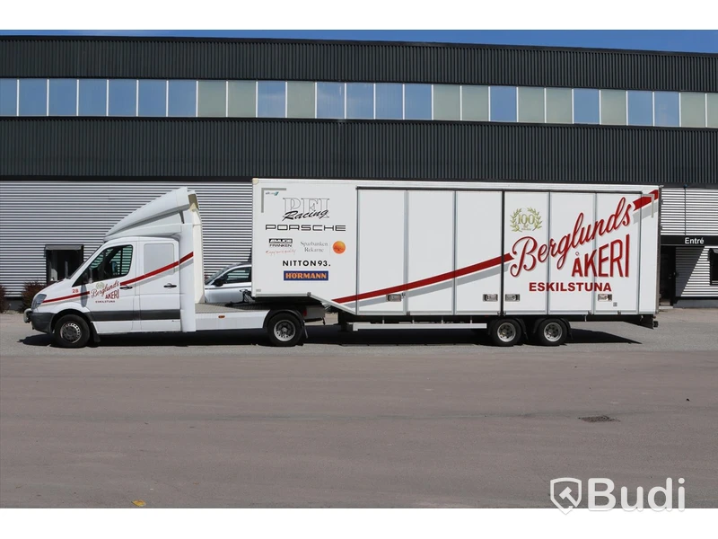 Be-kortsbil Mercedes-Benz Sprinter 906 Vändskiva -2013 | Släp VELDHUIZEN P-37-3 -2016, BDF468