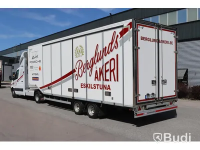 Be-kortsbil Mercedes-Benz Sprinter 906 Vändskiva -2013 | Släp VELDHUIZEN P-37-3 -2016, BDF468
